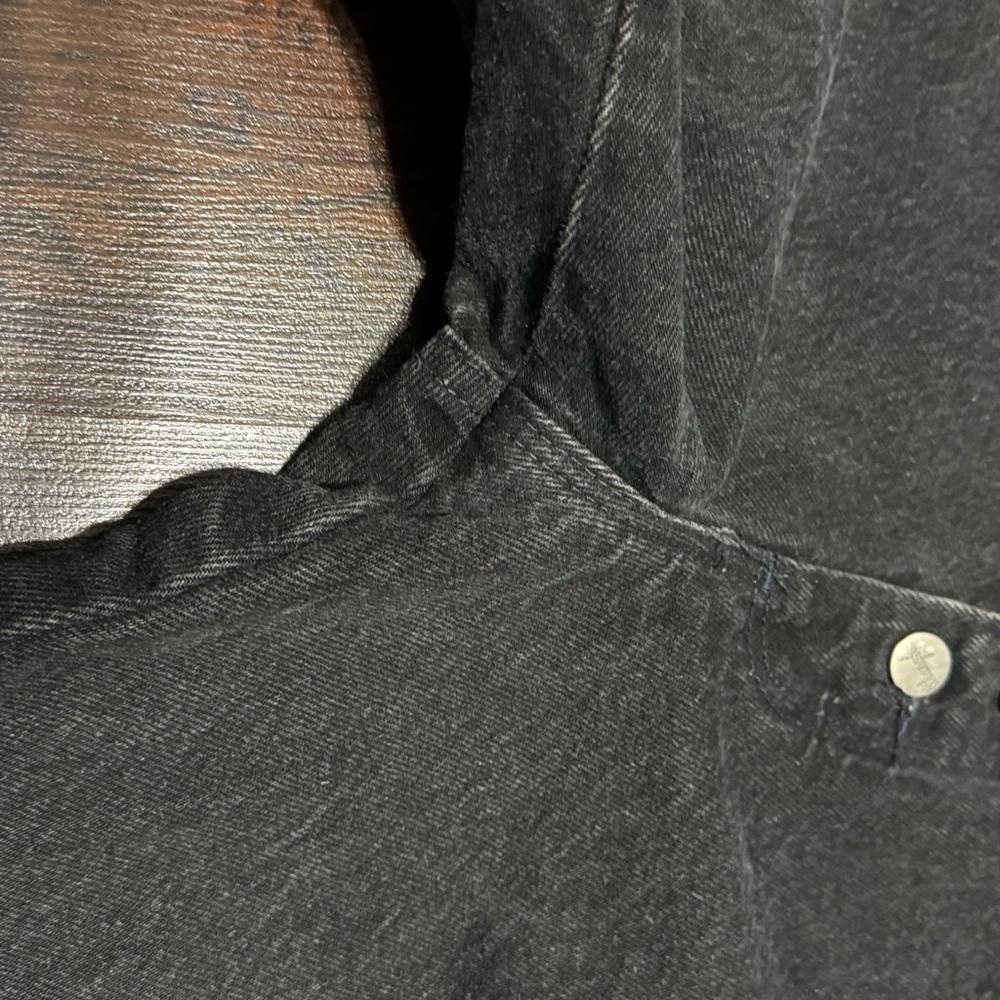 Wrangler Jeans Vintage 1989 Women's Black High-Waisted Button Fly Jeans 26/34 - Picture 8 of 12